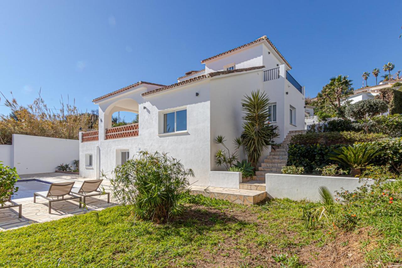 Luxury Villa Andalucia Seaview Private Pool Close To Centre Benalmadena Bagian luar foto